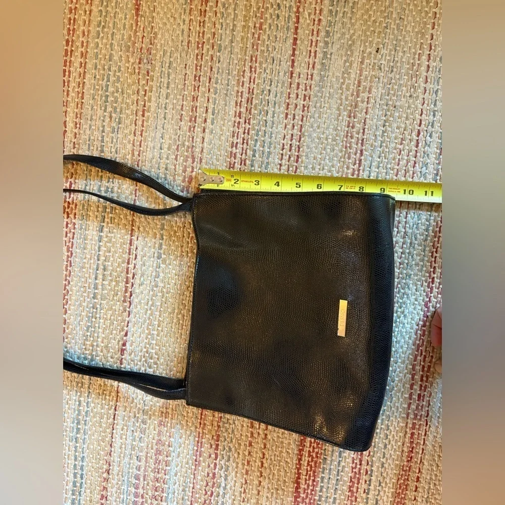 DESMO leather “snakeskin” shoulder bag